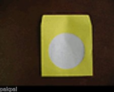 1000 NEW YELLOW PAPER CD SLEEVE W/WINDOW FLAP,JS204 SALES