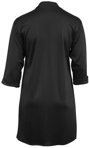 Abrigo para mujer Longline Duster Chaqueta Abrigo Frente Abierto Cardi Mangas 3/4 Turn Up Cardigan - Imagen 9 de 12