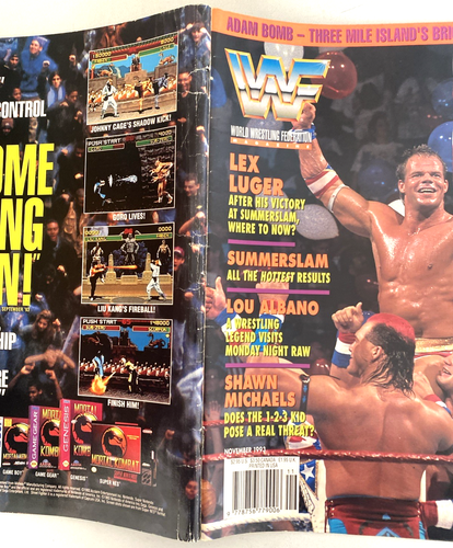WORLD WRESTLING FEDERATION MAGAZINE. 1993. ATTACHED WINTER CATALOG. NO POSTER - Imagen 3 de 7