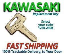 Kawasaki Keys Bayou Lakota Mojave Prairie Brute Force Key Cut to Code 176K-250K