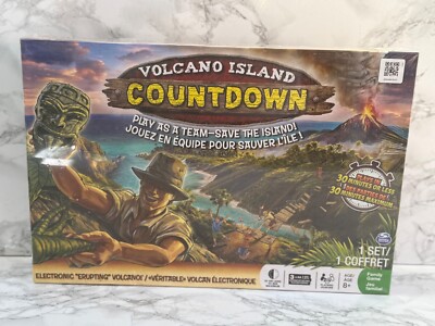 Volcano Island Countdown elektronisches Brettspiel BRANDNEU VERSIEGELT