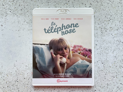 LE TELEPHONE ROSE Mireille Darc, Pierre Mondy, BLU RAY RARE