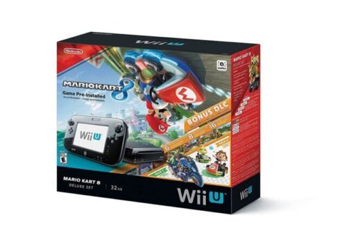 Nintendo Wii U Mario Kart 8 Deluxe Set 32GB System - Black (NEW IN BOX) - Afbeelding 1 van 1