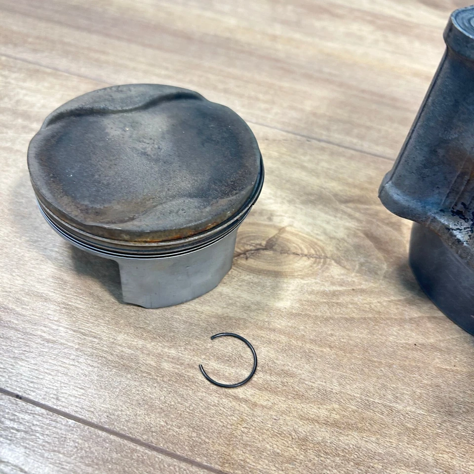 03-04 Kawasaki KLX400 KLX 400 Suzuki DRZ400 / OEM STD JARRA CILINDRO CON PISTÓN Foto 3 de 4