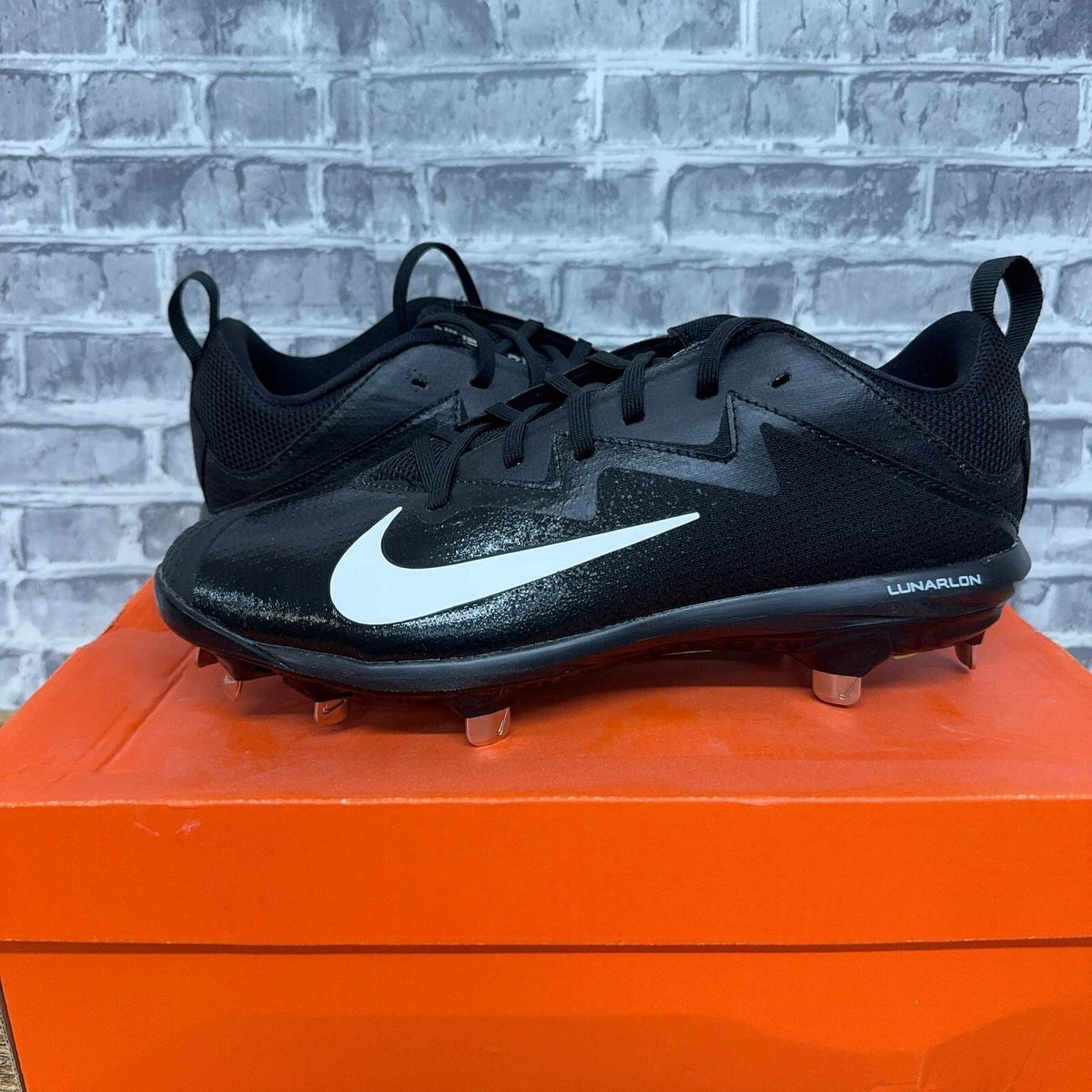 Nike Lunar Vapor Ultrafly Pro MCS Black Gray Men\'s Baseball Cleats 8.5 Nike Vapor Ultrafly Pro Baseball Cleat Black for Sale  main image 4