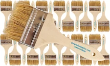 Pro Grade - Chip Paint Brushes - 24 Ea 3 Inch Chip Paint Brush Light Brown