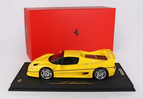 Ferrari F50 Spider Version in Gillo (Yellow) by BBR in italy - 1/18 - scale - Picture 2 of 7