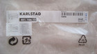 IKEA KARLSTAD COVER for Karlstad Footstool Ottoman Linneryd Linen Blend Natural