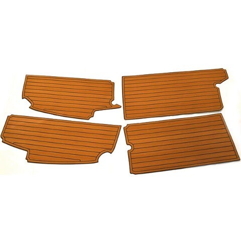 Larson Boat Non-Skid Mats 8175-1207 | Cabrio 285 Swim Platform (4PC)