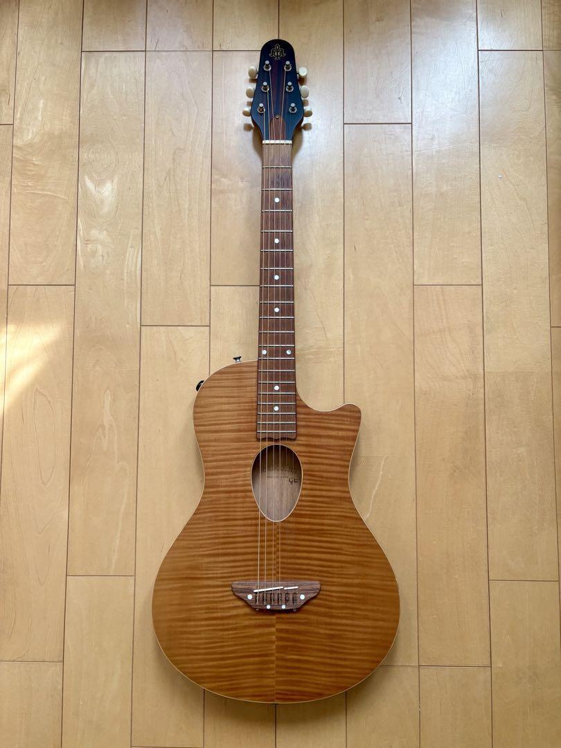 ギター ESP BambooInn-C Natural Acoustic Electric Guitar ESP BambooInn-CE by Char Natural Flame