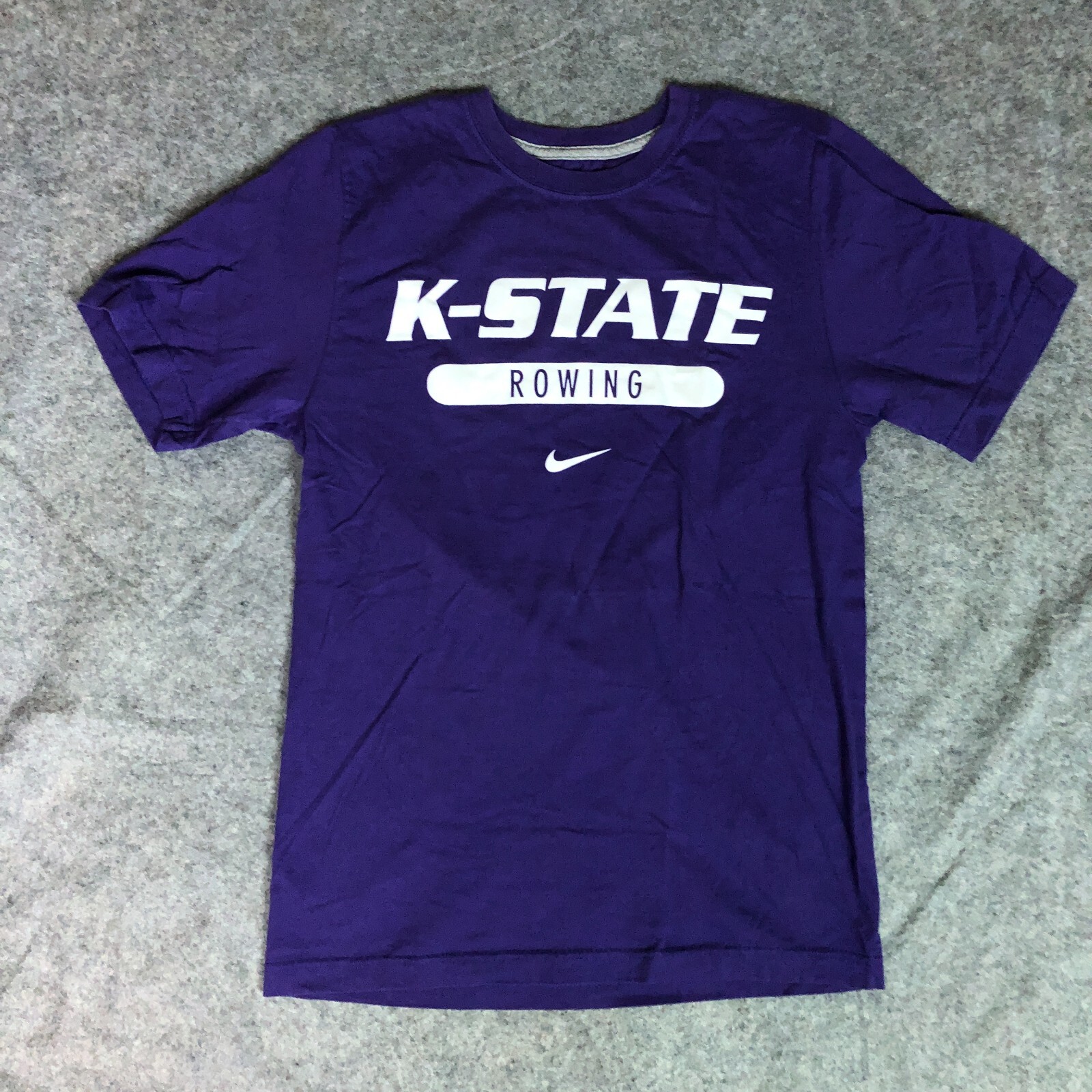 FILA Camicia da uomo Kansas State Wildcats extra small Nike viola manica corta canottaggio
