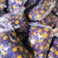 Dried Blue Lotus Whole Flowers Petal Stamen Tea Cut Nymphaea Caerulea
