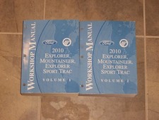 2010 Ford Explorer Shop Service Repair Manual Set Xlt Eddie Bauer Limited 4wd