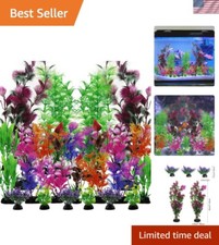 Eco-Friendly 25 Assorted Heights Fish Tank Plants - Safe for Fish  Environment
