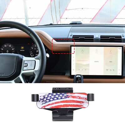 US Flag Mobile Cell Phone Holder Trim For Land Rover Defender 90 110 130 2020-23