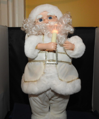 1996 Motion-ettes of Christmas  18'' tall Animated Figure,  Santa Clauss w box