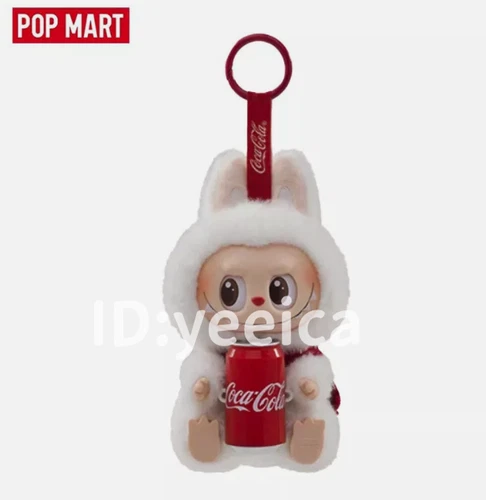 Authentique figurine collections POMART THE MONSTERS Labubu série peluche Coca-Cola cadeau jouet neuf