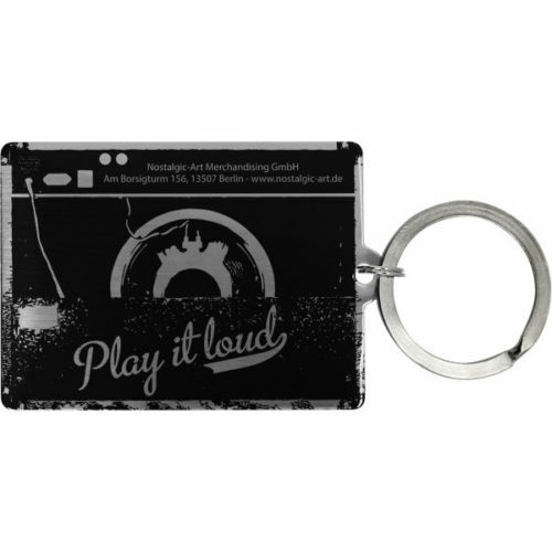 Retro Metal Keyring Rock AMPLIFIER w Rear Print Licensed AMP by Nostalgic Art - Picture 2 of 4