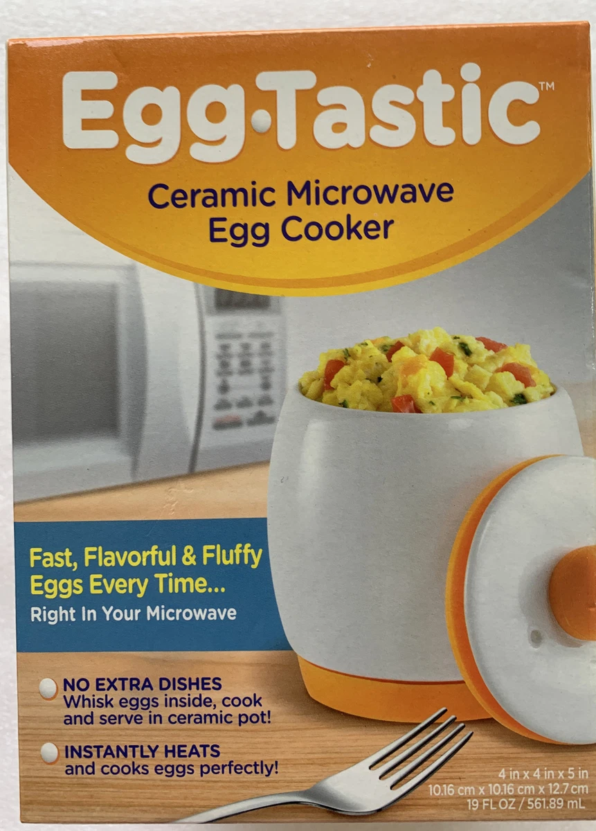 Egg Tastic Microwave Egg Cooker Poacher For Fast Fluffy Eggs EggTastic NEW