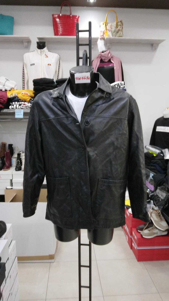 Jacke Altieri Leder Man Schwarz Vintage Gr. M MON1443LZ | eBay 