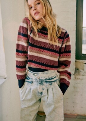 Sézane ADEL セーター Adélie Jumper - Black - Viscose - Sézane