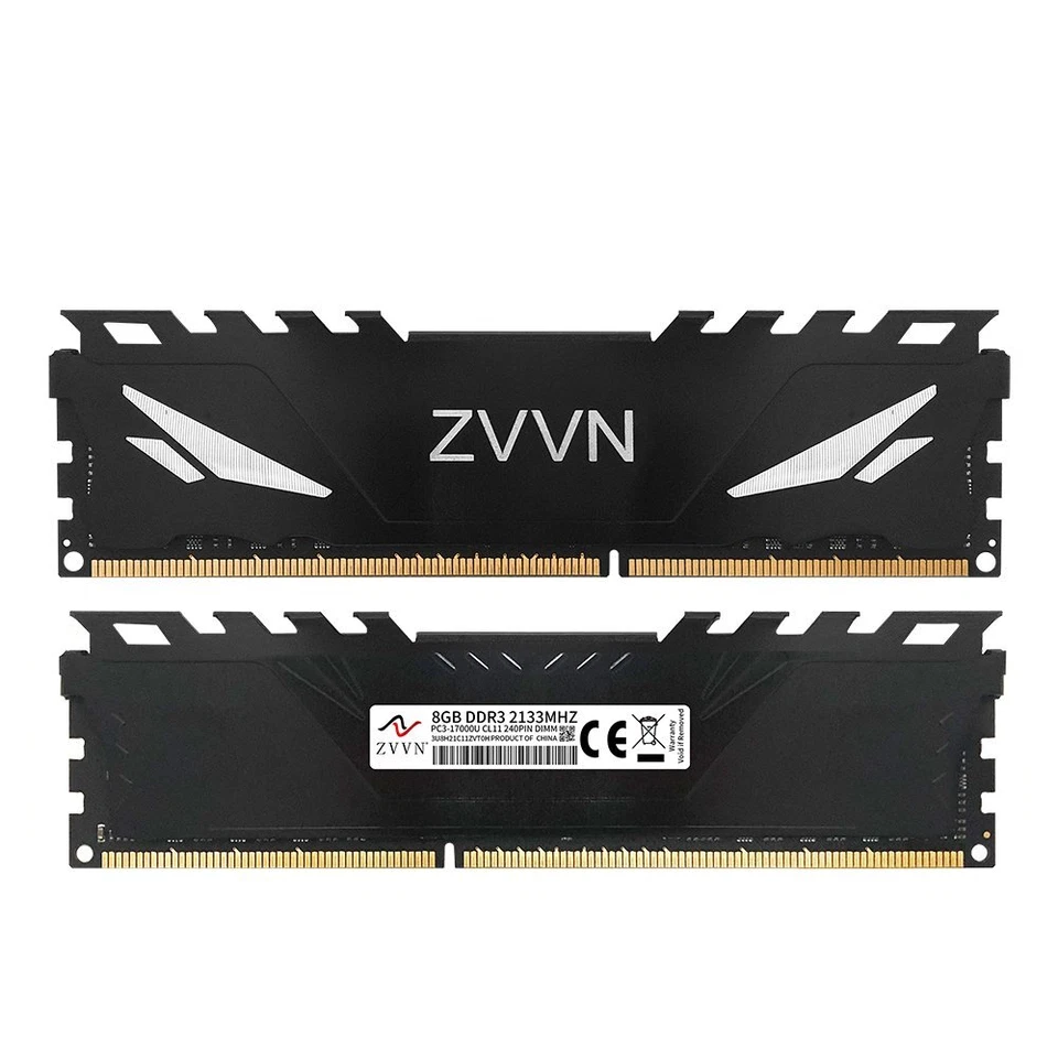 32GB 4x 8GB DDR3 2133MHz OC PC3-17000 240Pin DIMM Desktop Memory RAM ZVVN Black - Image 4 of 4
