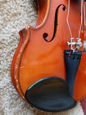 SUZUKI 1/4 Violin 1986 Model 220 JAPAN with case for parts or