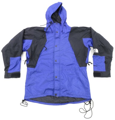 Rare Vintage THE NORTH FACE Gore-Tex Windbreaker Rain Mountain Jacket 90s Blue M
