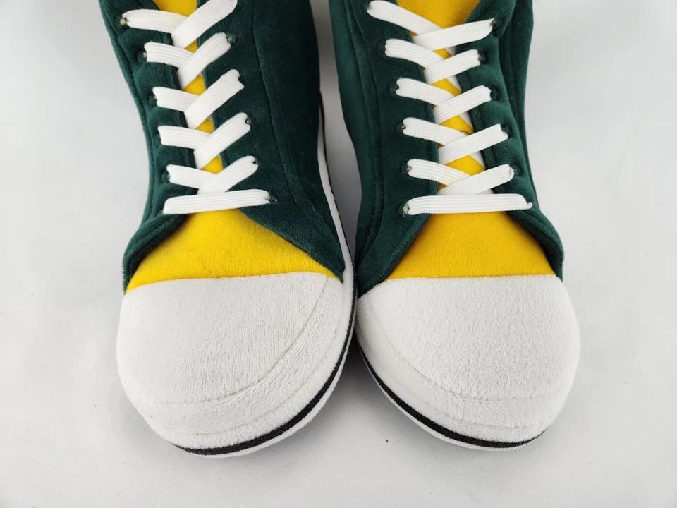 Zapatilla deportiva de felpa para adultos Green Bay Packers zapato aficionado al fútbol talla GRANDE Foto 4 de 4