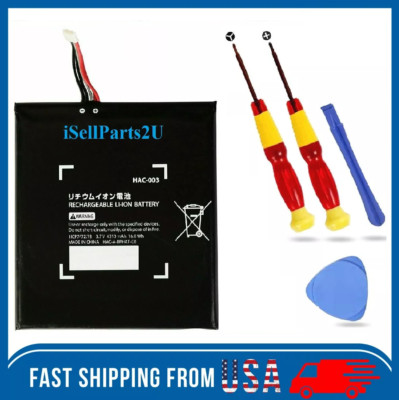 New 4310mAh Rechargeable HAC-003 Replacement Battery for Nintendo Switch Console