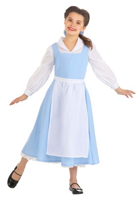 Beauty And The Beast Belle Blue Costume Dress For Kids Ebay