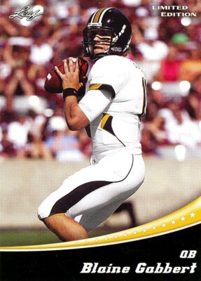LEAF LIMITED-EDITION Blaine Gabbert RC CHIEFS BUCS TITANS 49ERS JAGUARS MIZZOU