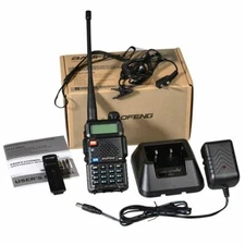 Baofeng UV-5R LCD Dual Band UHF/VHF Walkie Talkie Ham Two Way Radio + Earpiece