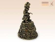 "Fisherman" Souvenir Bell  Figure Statue BronZamania B2175