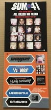 SUM 41 Rare 2001 VINTAGE PROMO CHIPBOARD COUNTER DISPLAY For Killer CD MINT USA