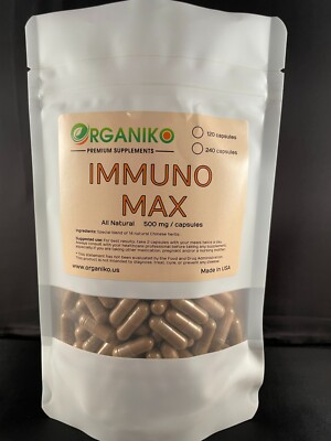 Immuno Max -- Energy and Immune Support