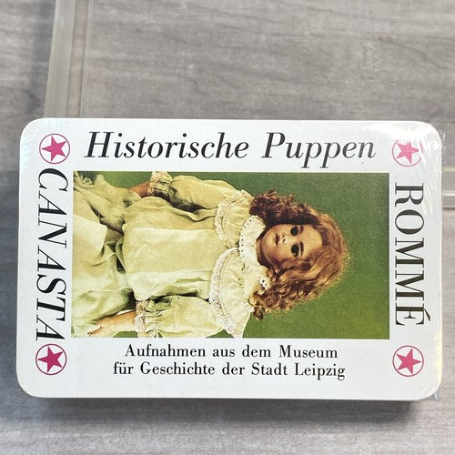 GERMAN Playing Cards Romme Canasta HISTORIC DOLLS Collect 2 Decks VNTG & SEALED - Picture 8 of 13