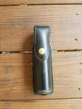 Safariland Covered Mace/OC Spray Holder - Brass Snap Black  Finish