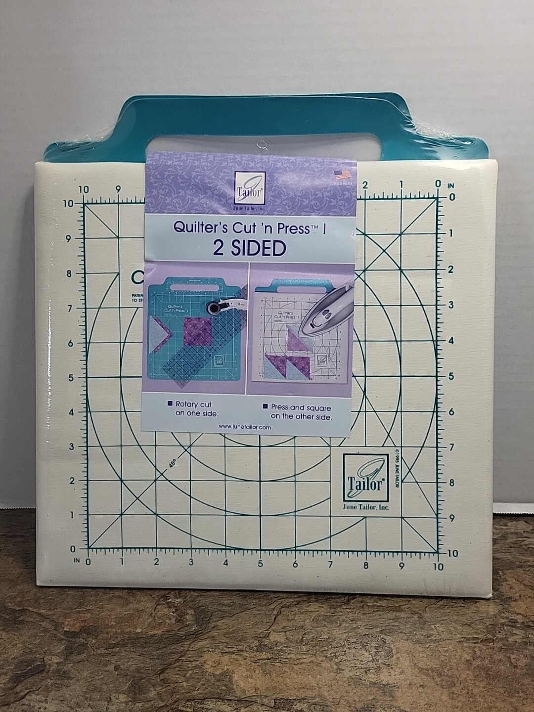 Vintage 1995 June Tailor Quilter's Cut 'n' Press Two Sided Quilting