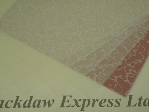 Printed Vellum White - Oriental Design 25 Sheets 100gsm A4 Cardmaking AM504 - Picture 1 of 4
