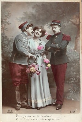 lot de 4 CPA PATROTQUE ALSACE FRANÇASE POUR TOUJOURS FERTE