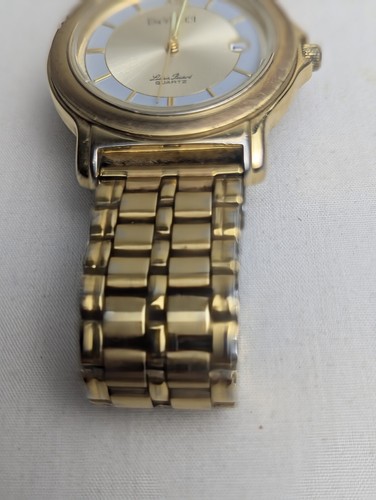 Vintage Da Vinci Lucien Picard Watch Quartz Gold Stainless Steel - Men's - Picture 6 of 12