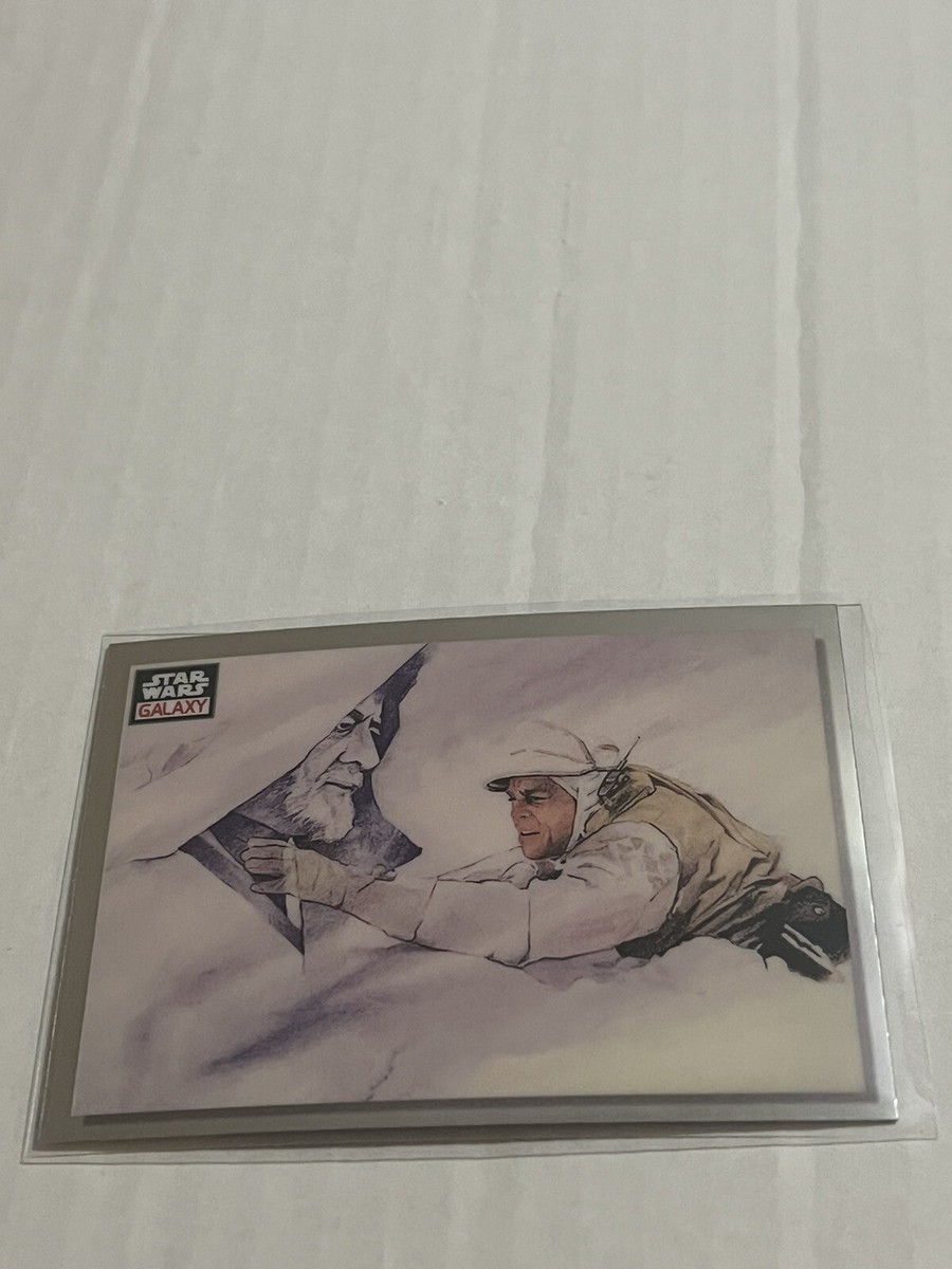 Topps - 99枚限定 Star Wars Galaxy Chrome #31 2023 Topps Star Wars Chrome Galaxy #31 Kenobi's Visage BASE