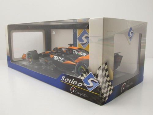 McLaren F1 Team MCL38 #81 Australia GP 2024 E.Piastri coche modelo 1:18 Solido - Imagen 9 de 9