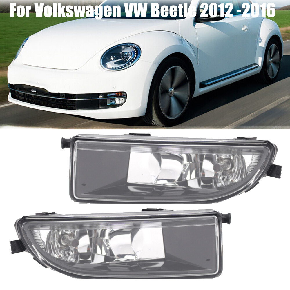 Left+Right Halogen Fog Light Lamps For Volkswagen VW Beetle 2012