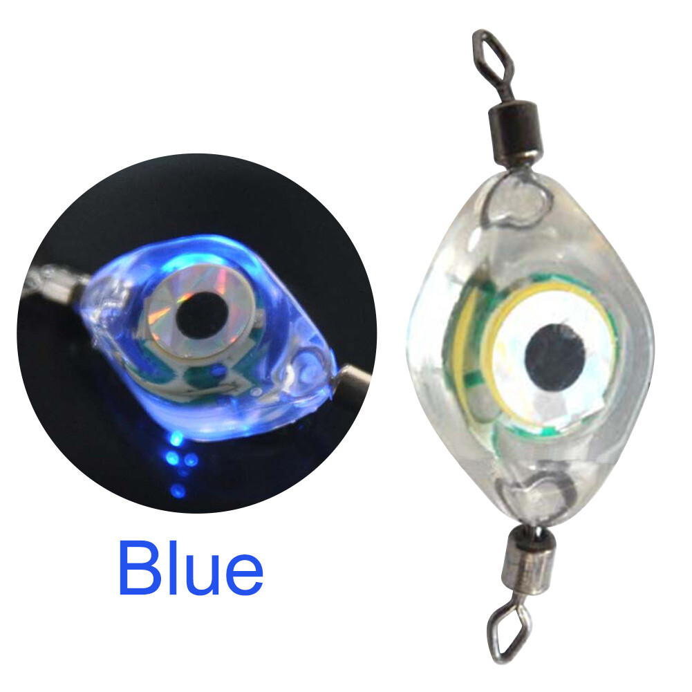 LED Attracting Fish Light Eye Shape Fishing Lure Light for Underwater