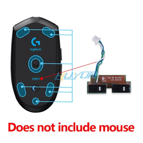Mouse Micro Switch Motherboard sidekey board for Logitech G305 G304 Gaming Mouse - Picture 12 of 31