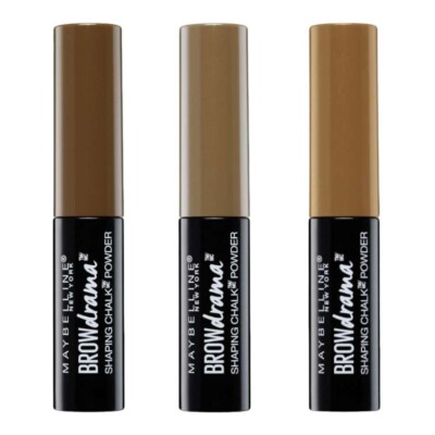 Maybelline Brow Drama Shaping Chalk Powder   Soft Brown / Choose Shade   New