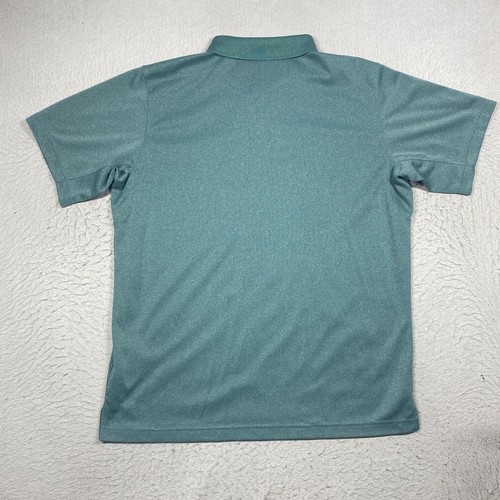 Columbia Mens Polo Omni Shade Large Teal Short Sleeve Outdoor - Picture 5 of 8