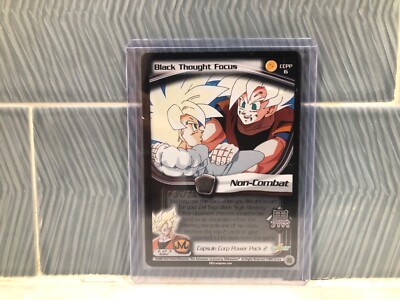 DBZ Dragon Ball Z FOIL Black Thought Focus CCPP6 CCG Limited Babidi Saga Promo